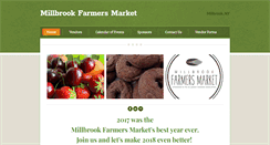 Desktop Screenshot of millbrooknyfarmersmarket.com