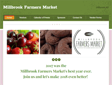Tablet Screenshot of millbrooknyfarmersmarket.com